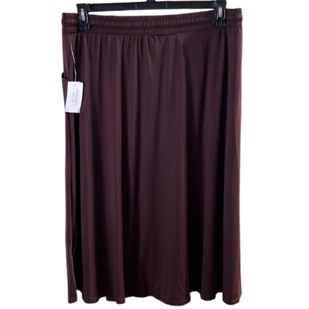 NWT Lularoe Marsha Skirt, Large, Pockets, Elastic Waist, Drawstring, Modest - Picture 3 of 11
